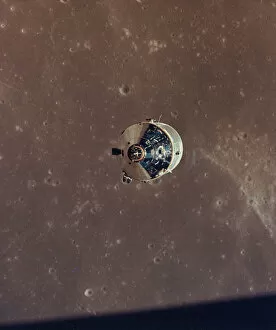 Apollo 11 Command and Service Modules Photographed from the Lunar Module in Orbit, 1969