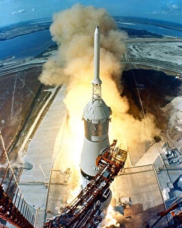 Edwin Eugene Aldrin Jr Gallery: Apollo 11 Launch, July 16, 1969. Creator: NASA