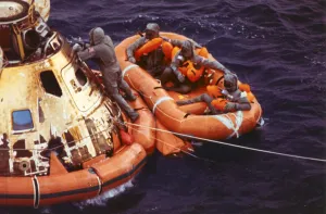 Images Dated 22nd October 2021: Apollo 11 Recovery Area, 1969. Creator: NASA