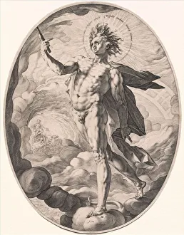 Hendrick Goltzius Dutch Prints: Apollo, 1588. Creator: Hendrick Goltzius (Dutch, 1558-1617)
