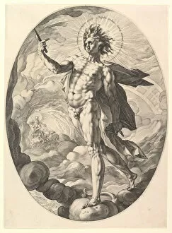 Goltzius Hendrik Gallery: Apollo, 1588. Creator: Hendrik Goltzius