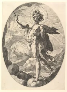 Goltzius Prints: Apollo, 1588. Creator: Hendrik Goltzius