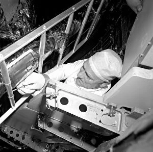 Artificer Gallery: Apollo 16 Moon Plaque Installation, 1972. Creator: NASA