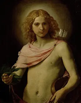 Apollo Prints: Apollo, 1650. Creator: Simone Cantarini