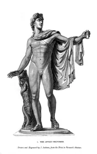J Jackson Prints: The Apollo Belvidere, 1843. Artist: J Jackson