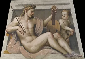 Apollo with cupid