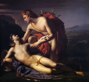 Gods Gallery: Apollo and Cyparissus, 1820. Artist: Dubufe, Claude Marie Paul (1790-1864)