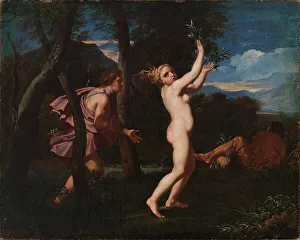 Daphne Prints: Apollo and Daphne, 1630-1670. Creator: Unknown
