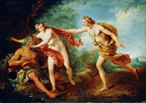 Francois Prints: Apollo and Daphne, 18th century. Artist: Francois Lemoyne