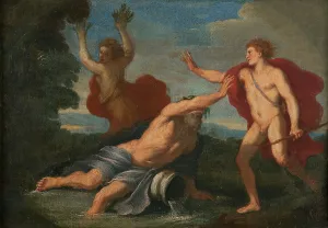 Daphne Prints: Apollo and Daphne, 18th century. Creator: Placido Costanzi