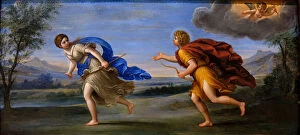 Dryad Gallery: Apollo and Daphne, c. 1615-1620. Artist: Albani, Francesco (1578-1660)