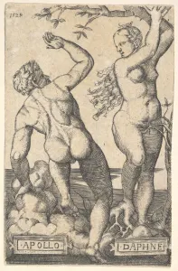 Roots Prints: Apollo and Daphne (reverse copy). n. d. Creator: Barthel Beham