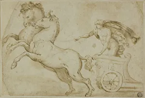 Laid Card Prints: Apollo Driving the Chariot of the Sun