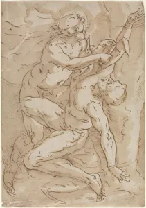 Apollo Flaying Marsyas, 16th century. Creator: Anonymous