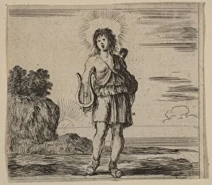 De Saint Sorlin Gallery: Apollo, from Game of Mythology (Jeu de la Mythologie), 1644