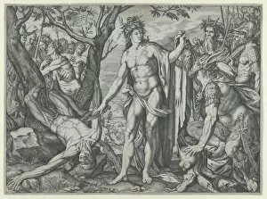 Judgment Gallery: Apollo and Marsyas and the Judgment of Midas, 1581. Creator: Melchior Meier