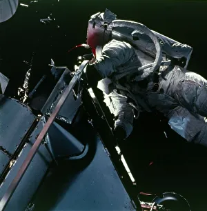 Extravehicular Activity Prints: Apollo space walk. Creator: NASA