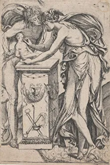 Apollo and the Spirit of Sculpture, 1607-61. Creator: Pierre Biard