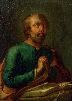 Disciples Prints: Apostle Jude Thaddeus, 1750-1760. Creator: Unknown