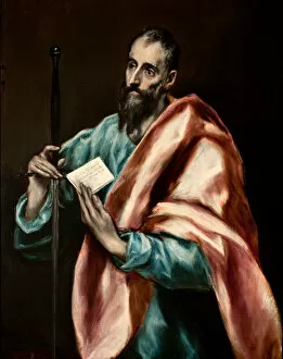 Apostle Paul Gallery: The Apostle Paul. Artist: El Greco, Dominico (1541-1614)