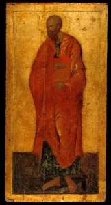 Apostle Paul Gallery: The Apostle Paul. Icon from the Deesis Iconostasis, Last quarter of the 14th century