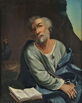 Posture Collection: Apostle Peter, (c1780s) Creator: Jonas Akerstrom