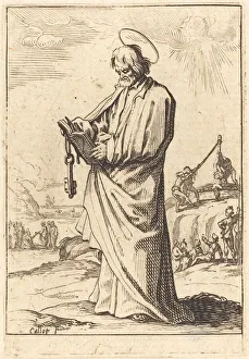Simon Collection: The Apostle Peter. Creator: Jacques Callot