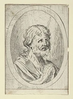Raising Prints: An apostle raising his eyes in prayer
