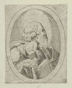 Guidop Reni Prints: An apostle seen in profile facing right