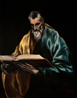 The Apostle Simon. Artist: El Greco, Dominico (1541-1614)
