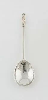 Apostle Spoon Gallery: Apostle Spoon: St. Peter, London, 1628 / 29. Creator: Unknown