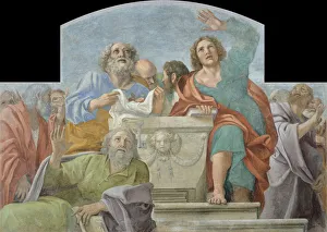 Apostles around the Empty Sepulchre, 1604-1607. Artist: Carracci, Annibale (1560-1609) Apostles around the Empty Sepulchre, 1604-1607. Artist: Carracci, Annibale (1560-1609)
