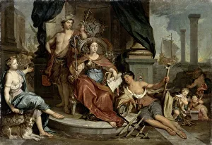 Rudder Prints: Apotheosis of the Dutch East India Company (Allegory of the Amsterdam Chamber)