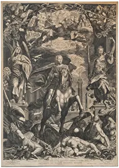 Sadeler Prints: The Apotheosis of Emperor Ferdinand II of Austria