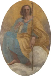 Christs Passion Prints: Apotheosis of James the greater, 1604-1605. Creator: Albani; Francesco (1578-1660)