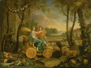 Wreath Prints: Apotheosis of Louis XIV, 1660-1690. Creator: Unknown