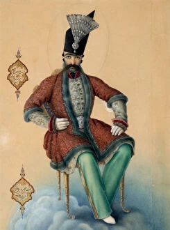 Apotheosis of Naser al-Din Shah Qajar (1831-1896), 1854