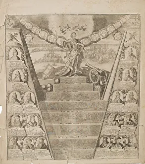 Romanov Collection: The Apotheosis of Peters Military Glory, 1717. Artist: Pickaert, Pieter (ca 1670-1737)