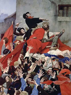 Corpse Prints: Apotheosis of the Rabble, 1884. Artist: Louis Maurice Boutet de Monvel