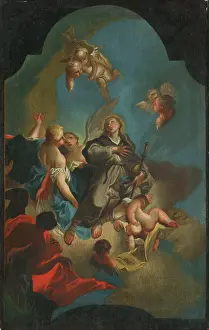 Ascending Prints: Apotheosis of St. James, 2nd half 18th century. Creator: Ignaz Mayer