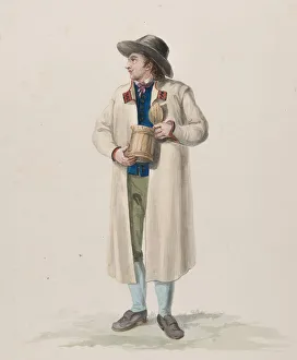 Nordic Museum Prints: Apparel - Habitant de la Paroisse de Wingåker'