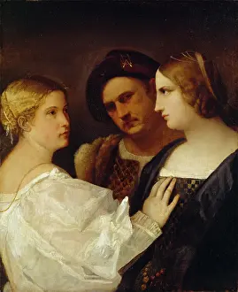 Da Cadore Prints: The Appeal, between early to mid-16th century. Creator: Titian