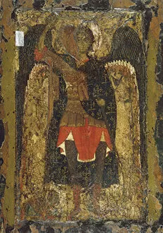 Images Dated 22nd February 2011: The Appearance of the Archangel Michael to Joshua, the son of Nun, early 13th century