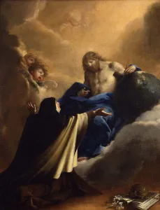 Bartolomeo 1654 1709 Gallery: The Appearance of Christ to Saint Teresa of Avila