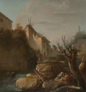 Appenine Landscape, About 1730. Creator: Francois Lemoyne