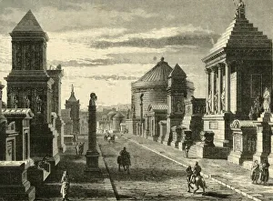 The Appian Way at Rome (restored), 1890. Creator: Unknown