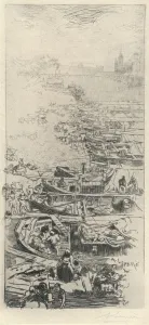 The Apple Market, 1915. Artist: Auguste Lepere