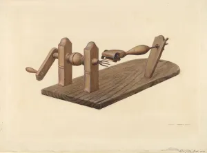 Apple Peeler, c. 1939. Creator: Henrietta S. Hukill