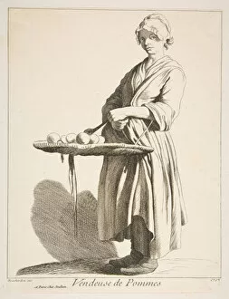 Anne Claude Philippe De Caylus Gallery: Apple Seller, 1746. Creator: Caylus, Anne-Claude-Philippe de
