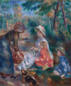 The Apple Seller, c. 1890. Creator: Pierre-Auguste Renoir (French, 1841-1919)